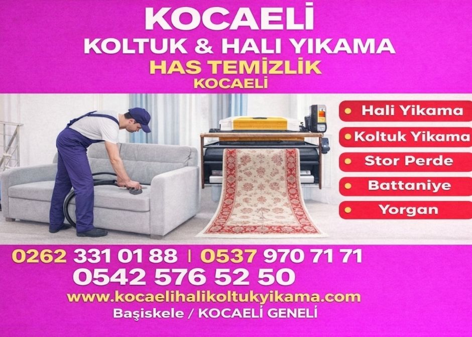 Başiskele halı yıkama